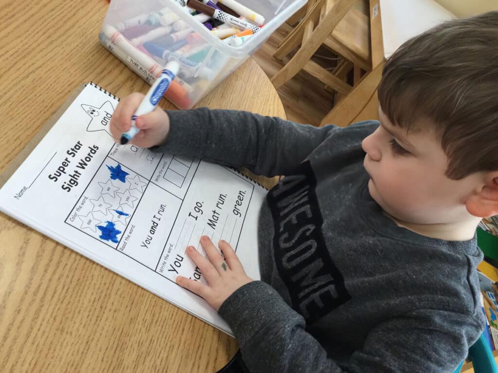 Play-Based Letter and Word Recognition Every Morning